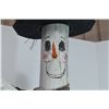 Image 2 : Wooden Snowman Pole Decoration. 46” Tall