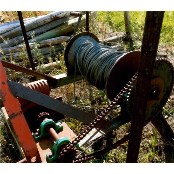 REMOTE PICKUP (DALMENY) - 3 Point Hitch Cable Winch 1/4" cable x 750'