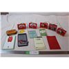 Image 1 : Coca Cola lunch box tree ornaments, sprite playing cards, misc.