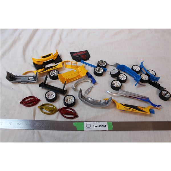 Hot wheels model car parts