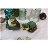 Image 2 : Glass insulators, misc garden decor