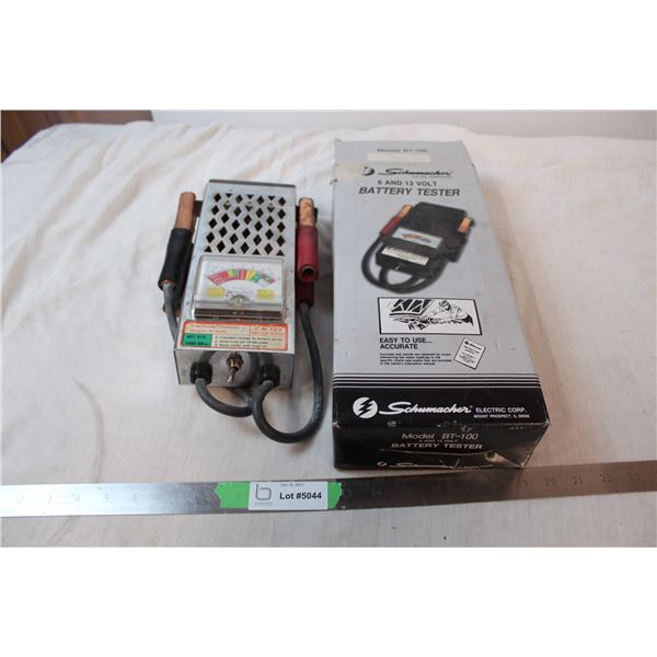 6 and 12 volt battery tester