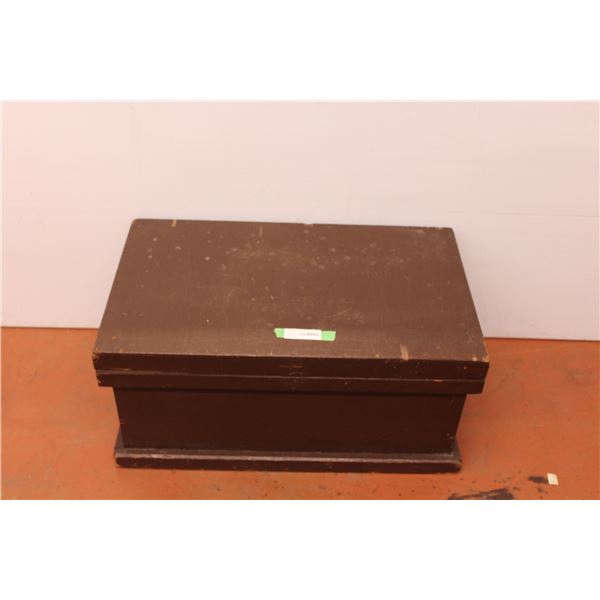 Wooden chest 13.5”x28”x16.5”