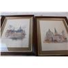 Image 2 : Vintage TV dinner trays, three framed art prints