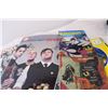 Image 4 : Various comics, music cd’s, Good Charlotte dvd and poster, Village people record