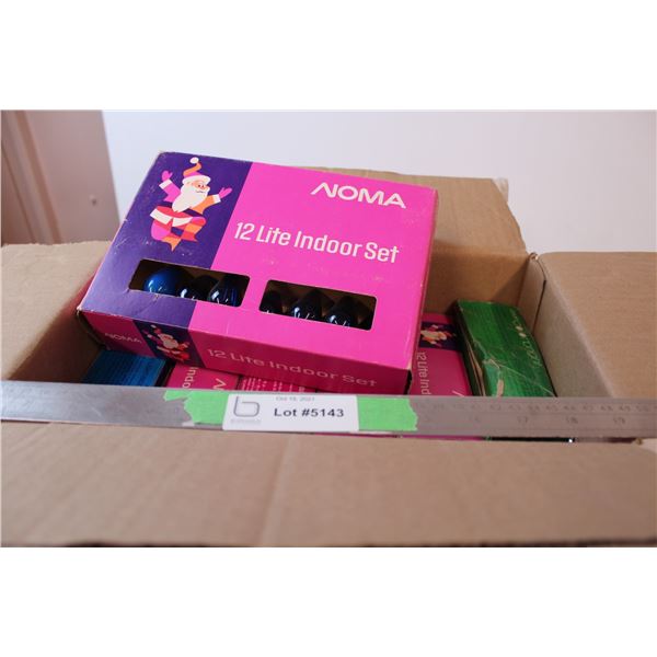 Box of holiday lights