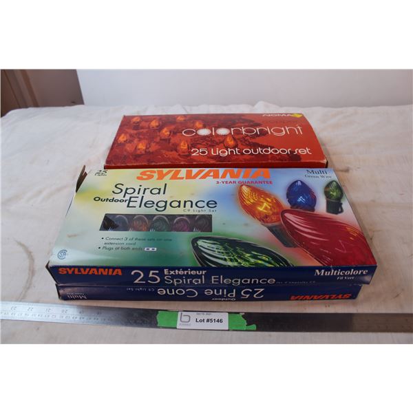 Sylvania holiday lights, copper colorbright lights