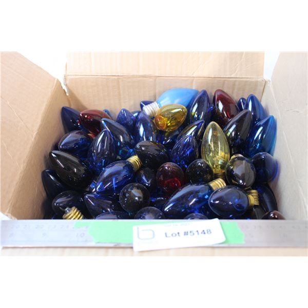 Box of holiday lights