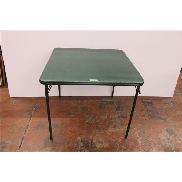 Folding card table 34”x34”