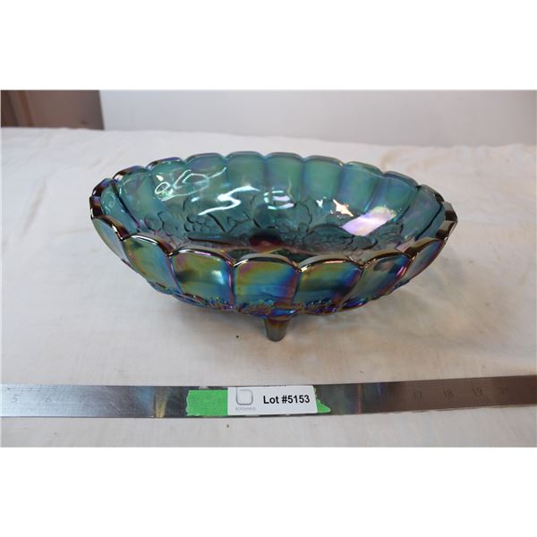 Carnival glass bowl