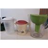 Image 2 : Britta water filter jug, plastic pitchers, misc. Mugs and plates