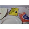 Image 4 : ceramic serving plates and vintage cook books
