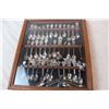 Image 2 : Canadian spoons in wall display case