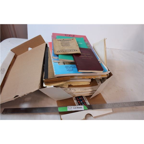 Vintage books and documents