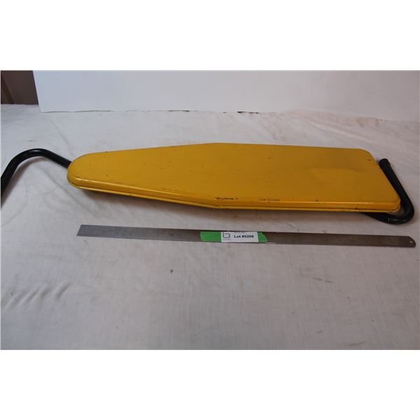 Vintage 26” hanging ironing board, metal