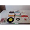 Image 1 : Lot of 45 RPM records, and cleaning cloth