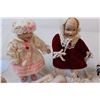 Image 5 : Porcelin baby dolls and ceramic horse & carriage