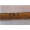 Image 2 : Three vintage CNR wood handled mops