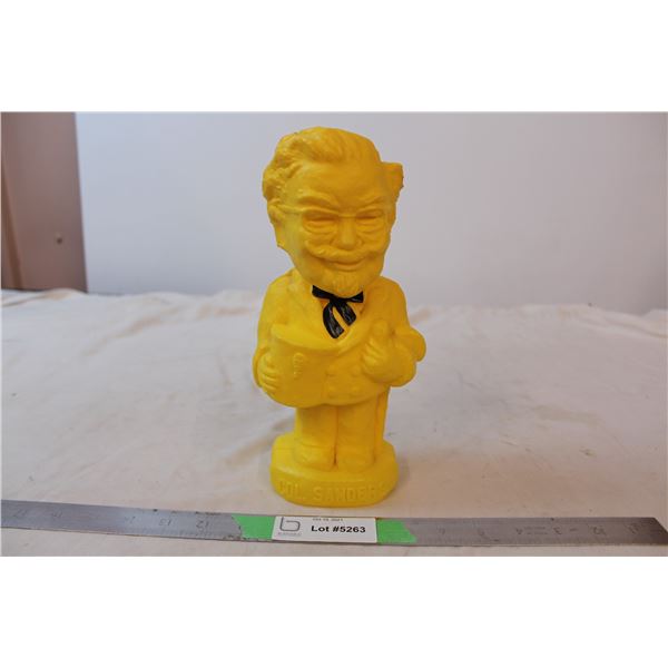 Plastic Col. Sanders coin bank