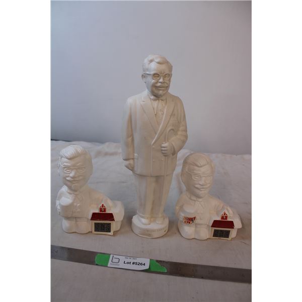 Plastic Col. Sanders coin banks