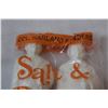 Image 2 : Plastic Col. Sanders salt & pepper shakers sealed in original bag