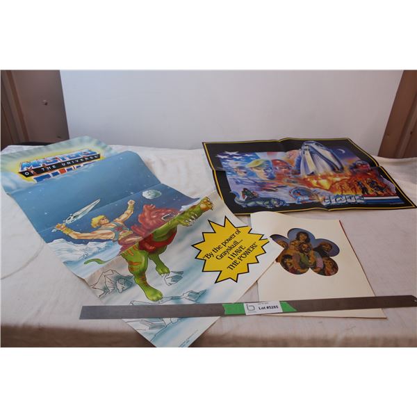 GI Joe + He-Man Posters + Kenny Roger’s & the first edition photo book