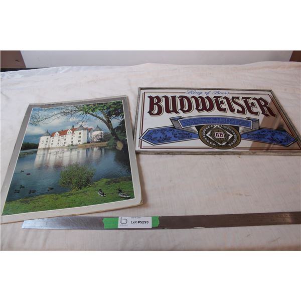 “King of beers” budweiser metal poster, 1991 Rema Tip Top international calender