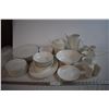 Image 1 : Dishware Set (Some Chipped) with Tote