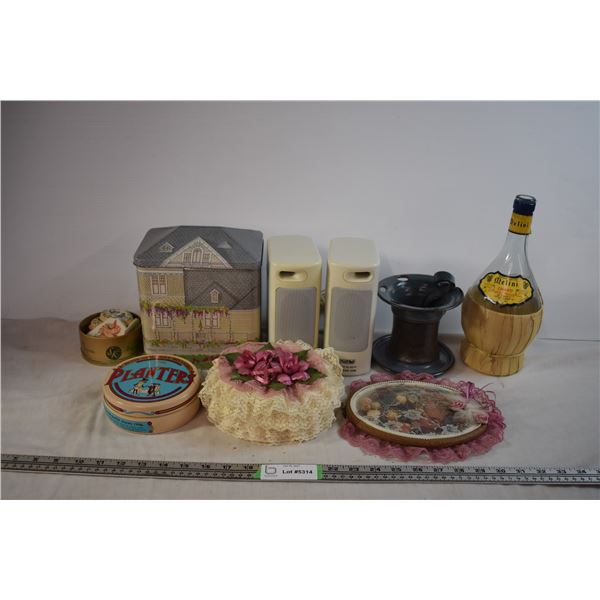 Speakers, Tins, and Misc Houseware