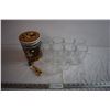 Image 1 : Coffee Canister and Glass Cups