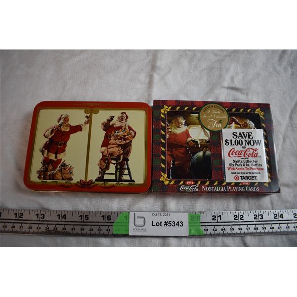 Christmas Coca-Cola Playing Cards