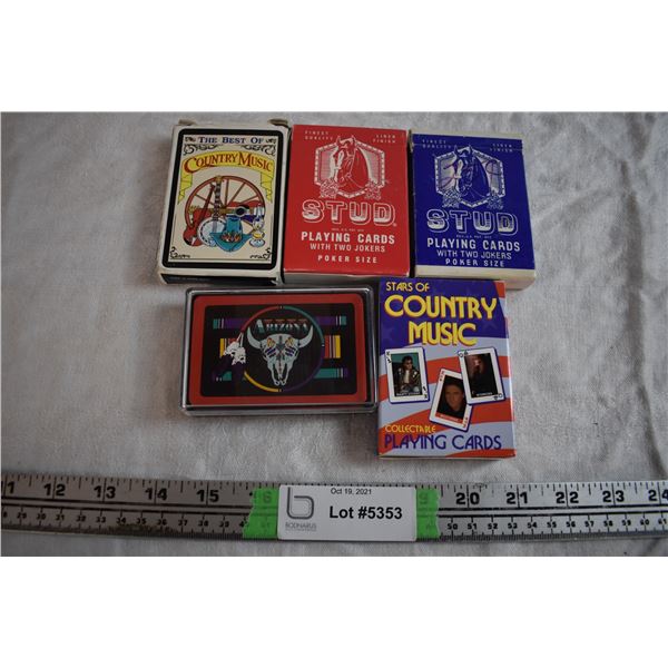 Country Playing Cards