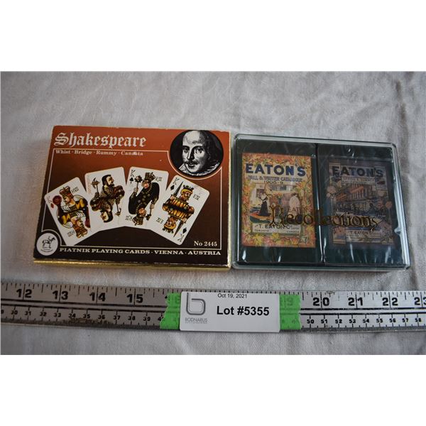 Shakespeare and Eaton's Playing Cards