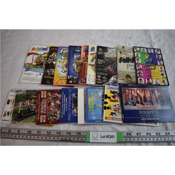 1990s - 2010s Folkfest Passports