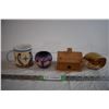 Image 1 : Mug, Carved Stone Owl, and Misc