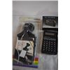 Image 2 : Calculators, Battery Charger, and Car Clipboard