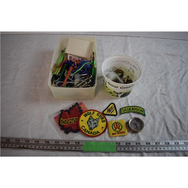 Vintage Compass (Broken Face), Patches, and Misc