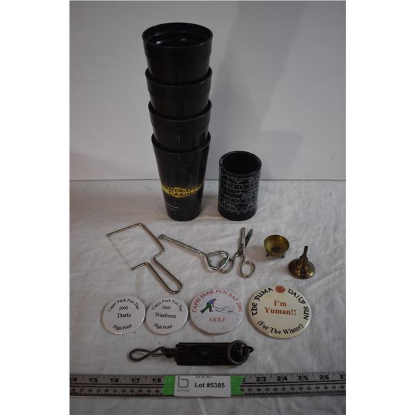 Metric Converter, Dakota Dunes Plastic Cups, and Misc