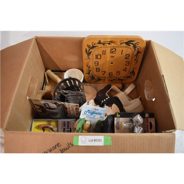 Box of Misc Household