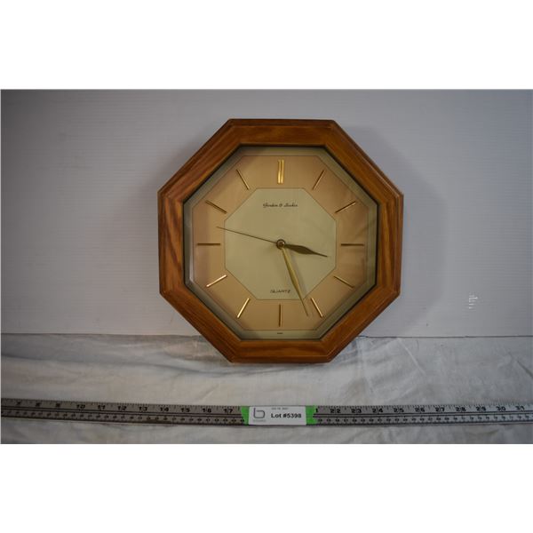 Gordon and Soskin Wall Clock (Working)