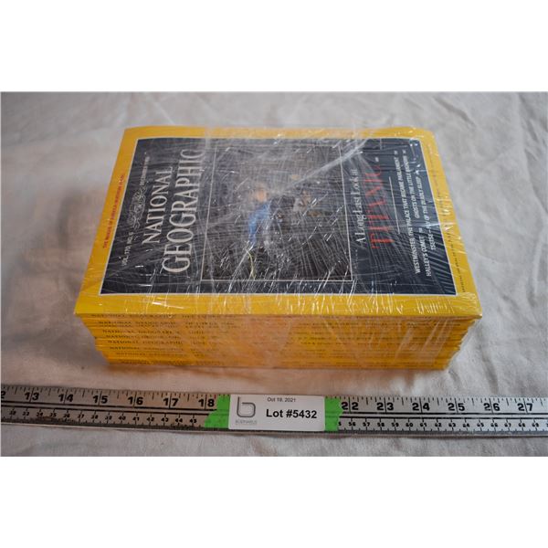 1986 Annual Set of National Geographic Magazines