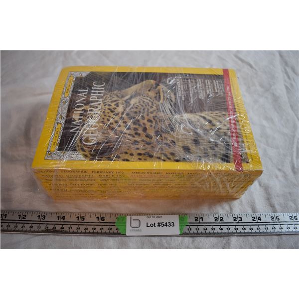 1972 Annual Set of National Geographic Magazines (Missing January)