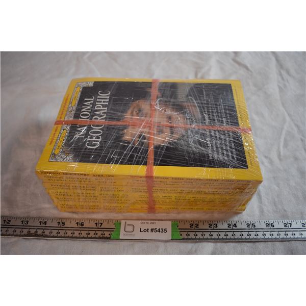 1974 Annual Set of National Geographic Magazines