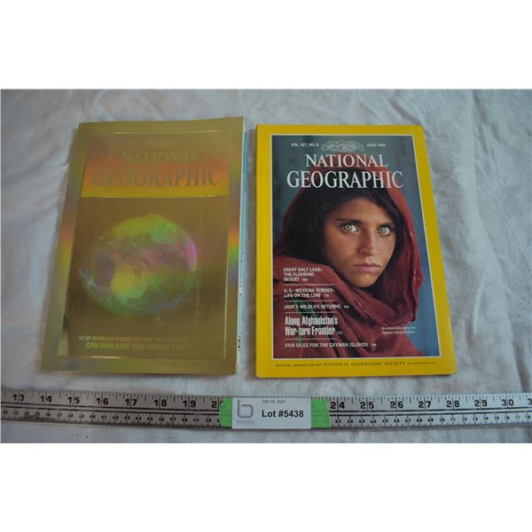 June '85 "Ghost Eyes" Magazine + December '88 Holographic Cover Magazine