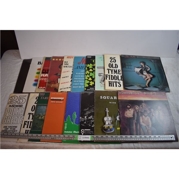 Assortment of Records - Waltzes, Polka, Streetheart, Etc.