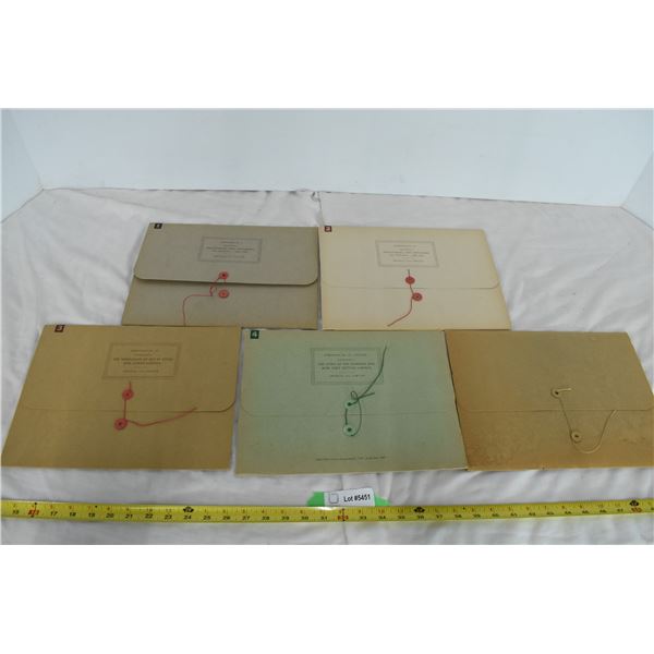 Vintage Portfolio’s of Canada 1-5.