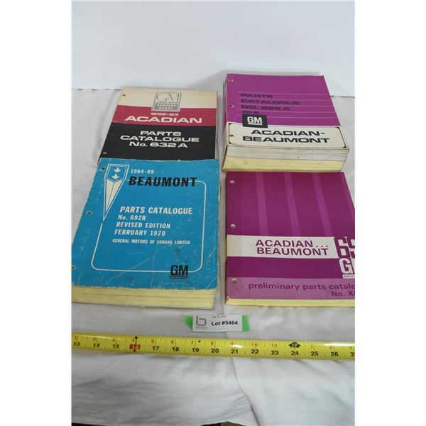 Vintage GM & Acadian Manuals
