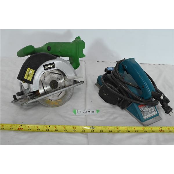 Makita Power Planer, Circular Saw – Needs Battery