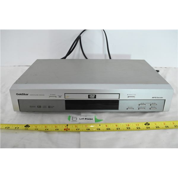Goldstar CD/DVD Player