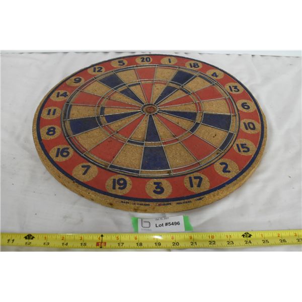 Vintage Cork Dart Board